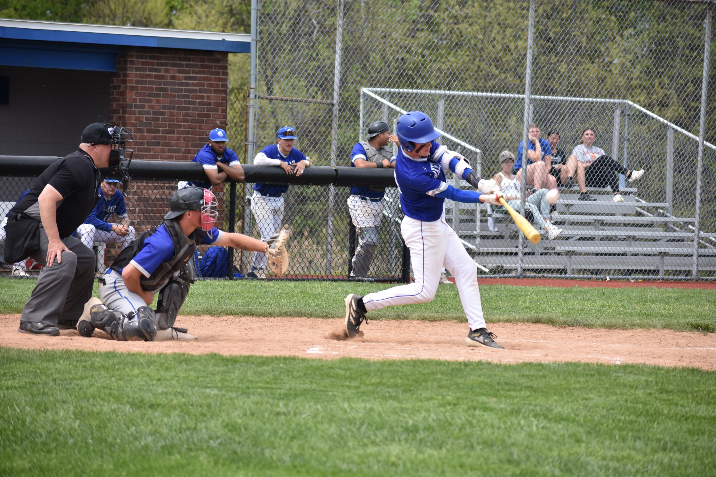 Baseball splits with Commodores