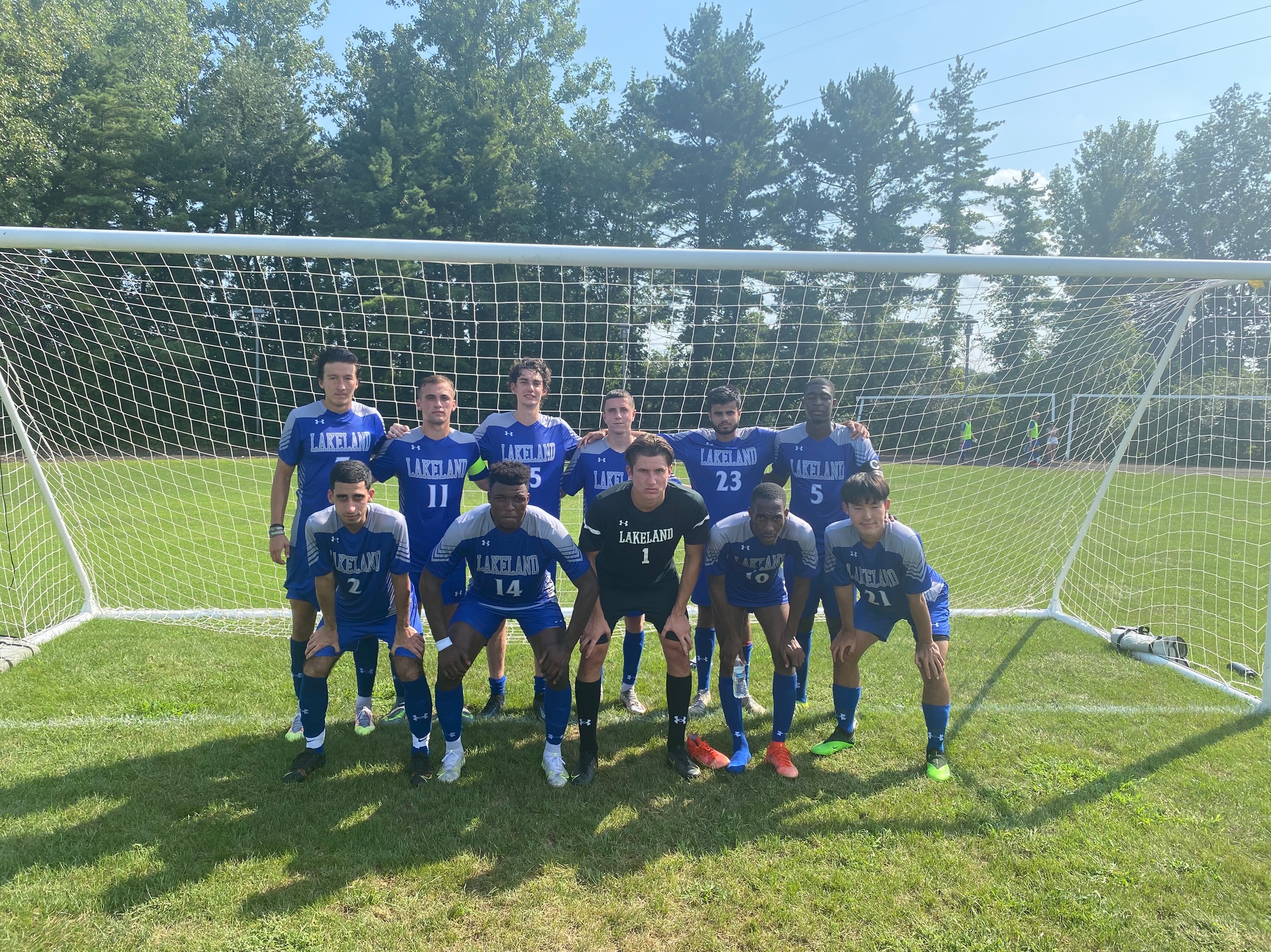 Men's soccer rolls Redhawks