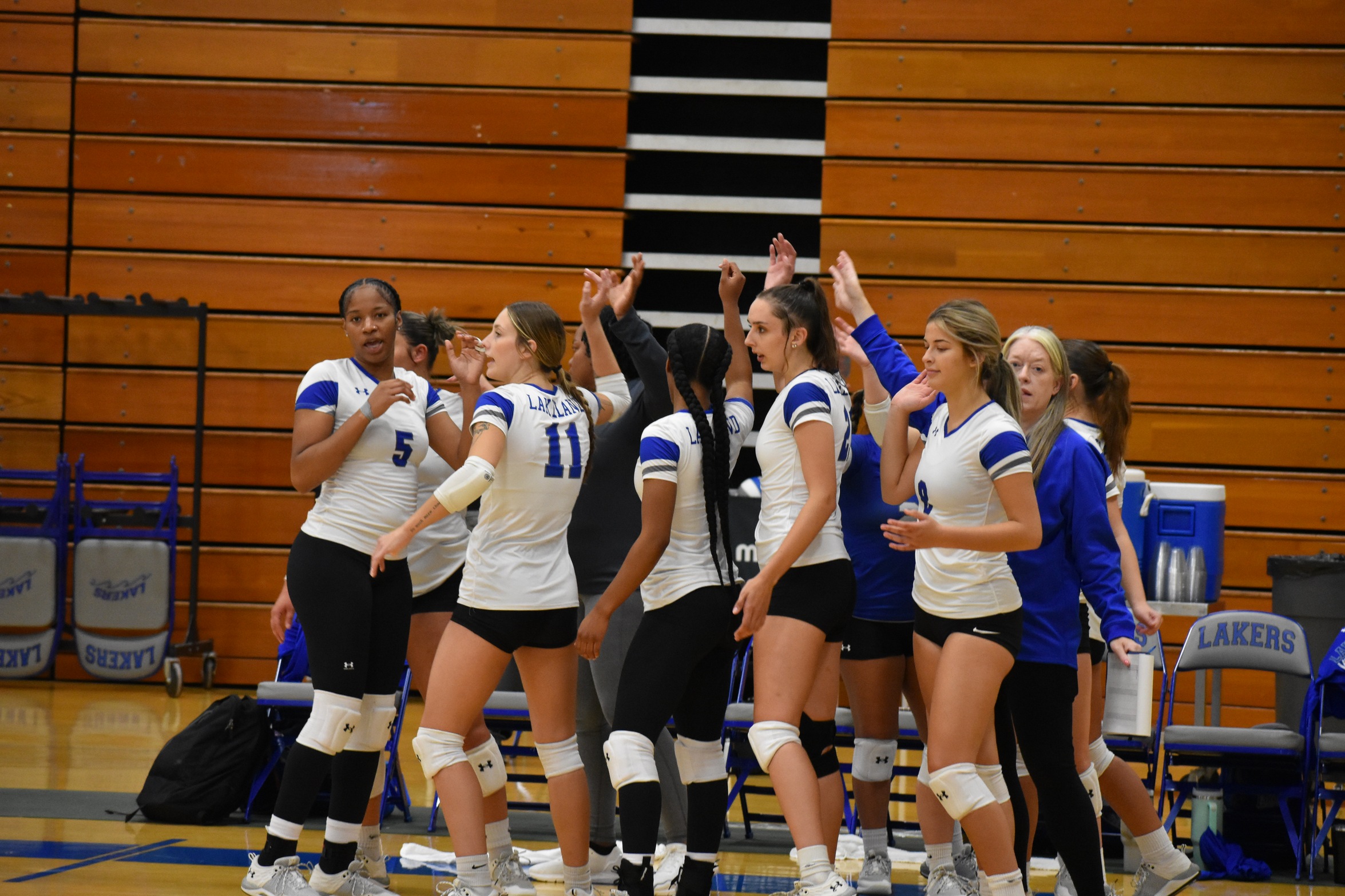 Lakers volleyball at St. Clair quad match